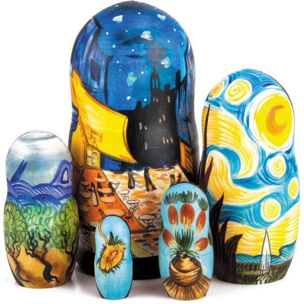 Vincent van Gogh The Night Cafe Nesting Doll (5 pc.)