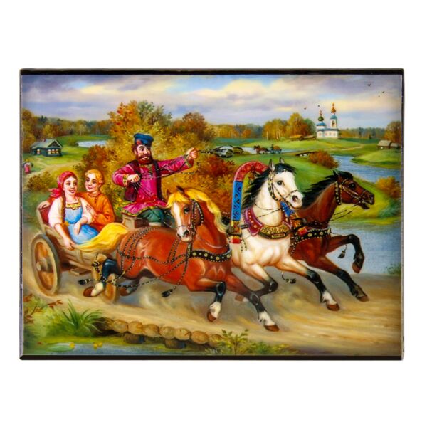 Summer Troika Keepsake Lacquer Box