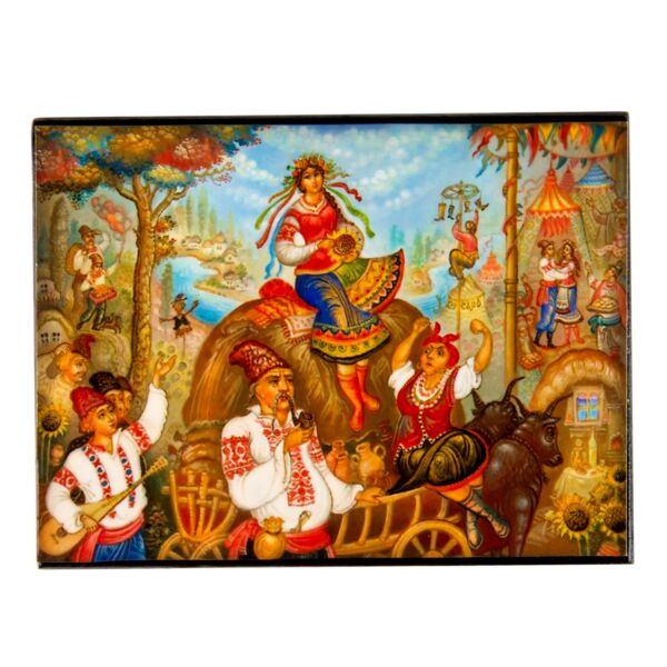 Evenings on a Farm Near Dikanka Handmade Lacquer Trinket Box