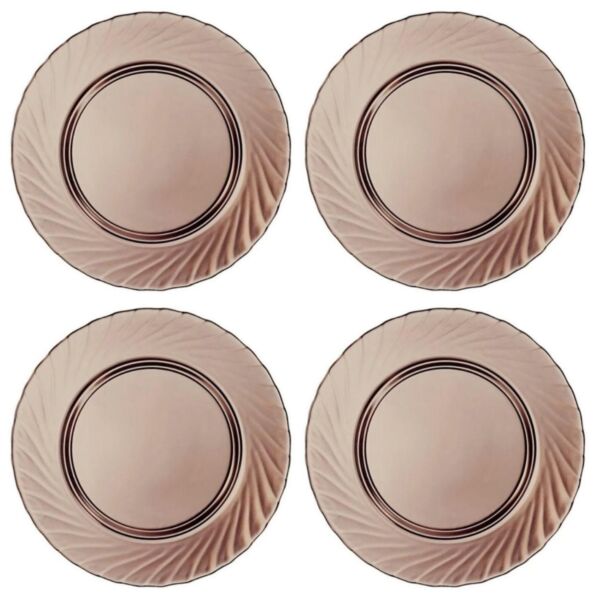 Ocean Eclipce Glass Dinner Plates Set of 4