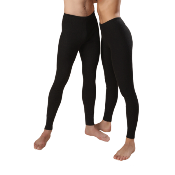 Wool Leggings in Black (XXL)