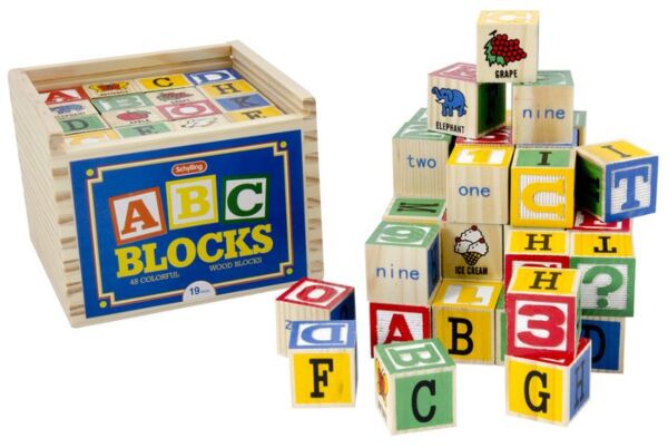 Alphabet Blocks 48 Piece Set