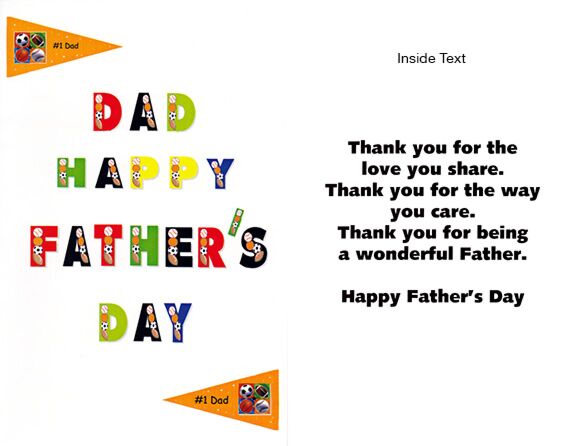 Happy Father&#039;s Day Greeting Card