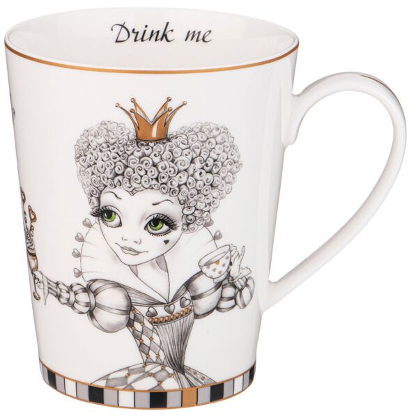Alice in Wonderland Queen of Hearts Porcelain Mug