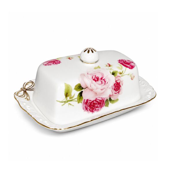 Bow Porcelain Butter Dish