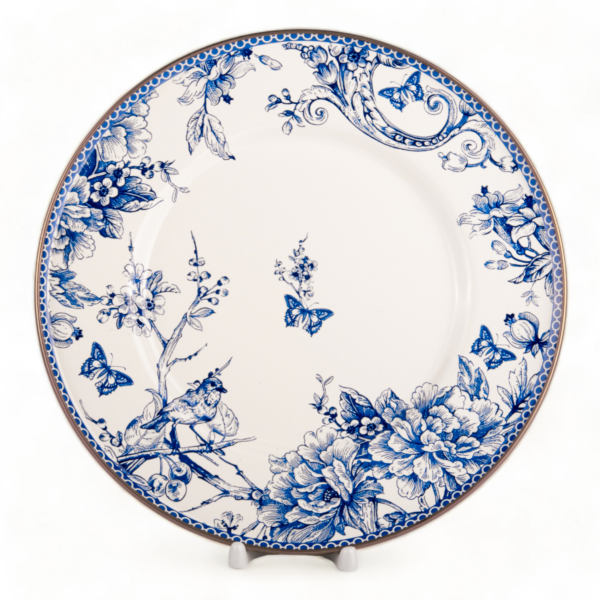 Bird of Paradise Vintage Enamel Platter
