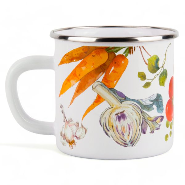 Vegetable Garden Enamel Mug