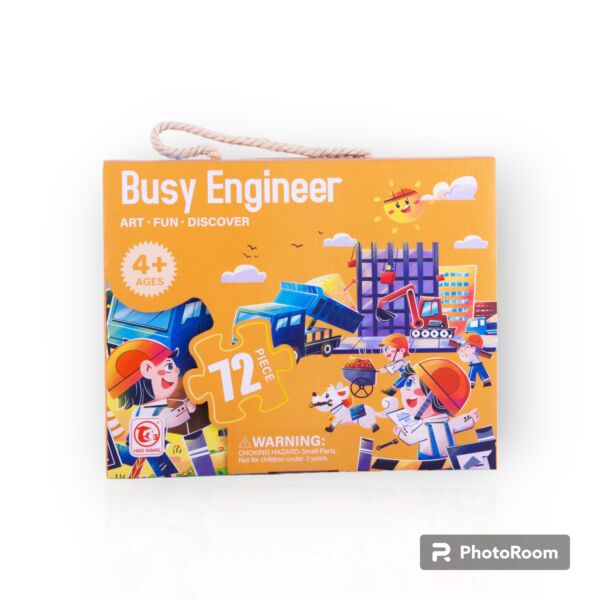 Busy Engineer Jigsaw Puzzle for Kids 72pcs.