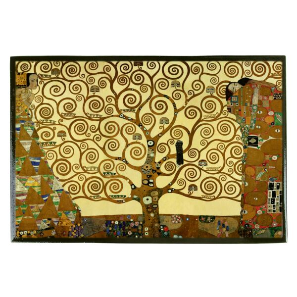 The Tree of Life by Gustav Klimt Wooden Jewelry Trinket Box