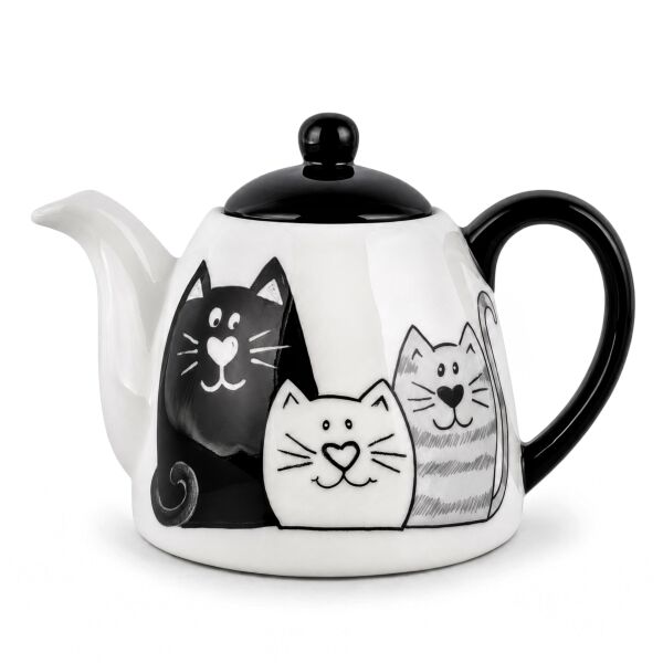 Kittens Ceramic Teapot