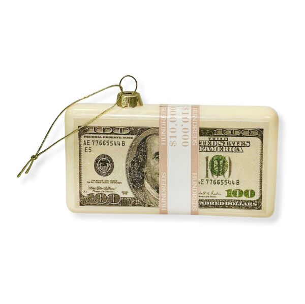 Handmade Lucky Money Glass Tree Ornament