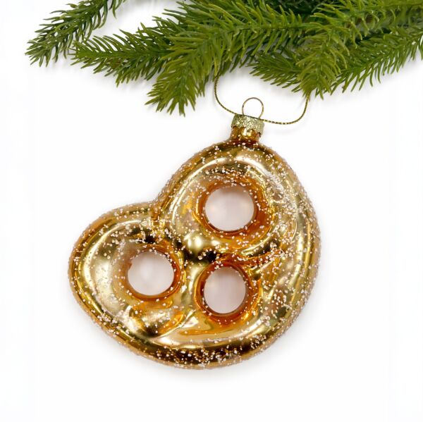 NYC Classic Pretzel Glass Christmas Tree Ornament