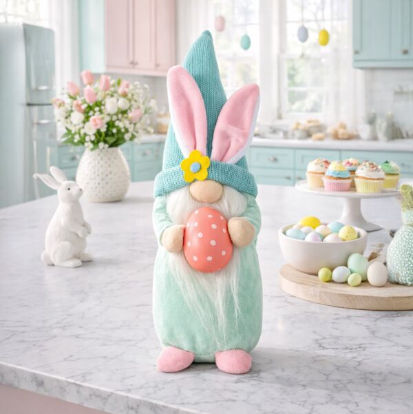 Pastel Easter Gnome Fabric Easter Decoration