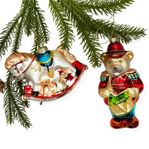 Carnival Christmas Tree Ornament Set of 2