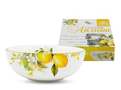 Lemons Ceramic Serving Bowl