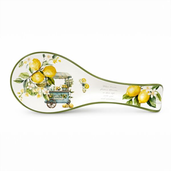 Lemons Ceramic Spoon Rest