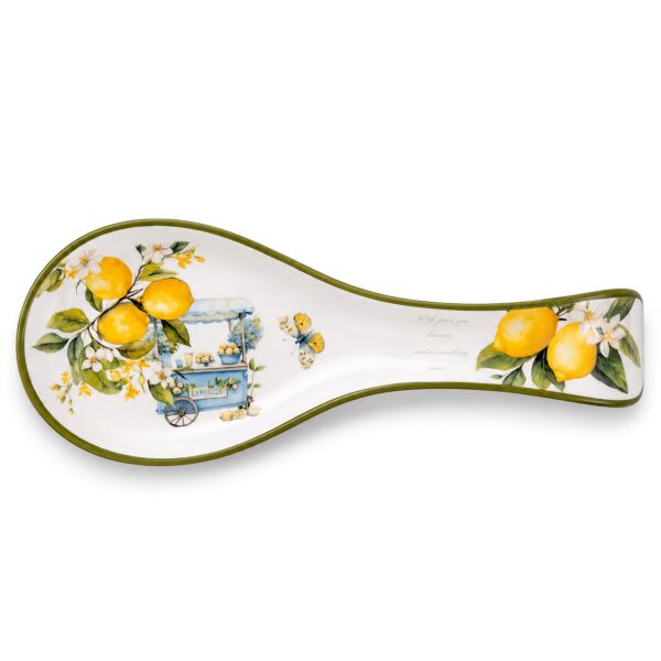 Lemons Ceramic Spoon Rest