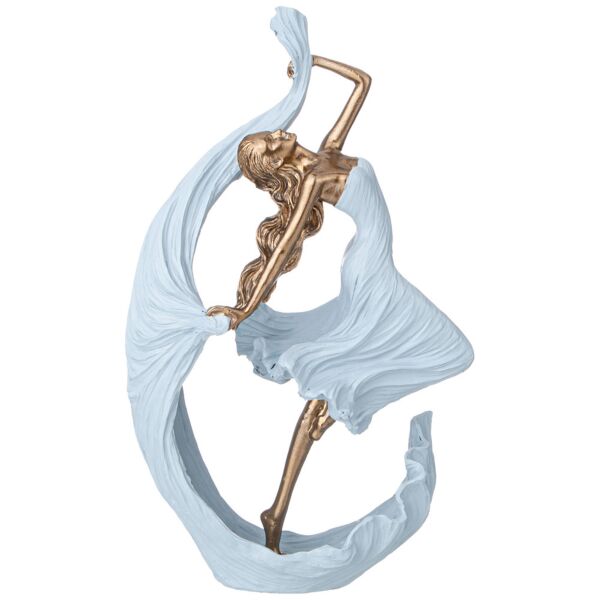 Dancer in Blue Silks Decorative Figurine
