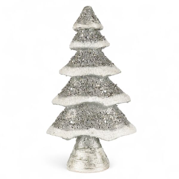 16.93&quot; Silver Tree Christmas Decoration