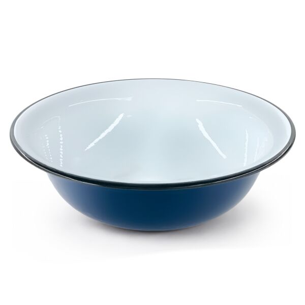 Valentine Blue Vintage Enamel Basin 9.5 qt