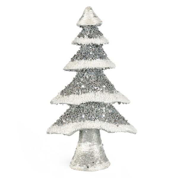 14.96&quot; Silver Tree Christmas Decoration