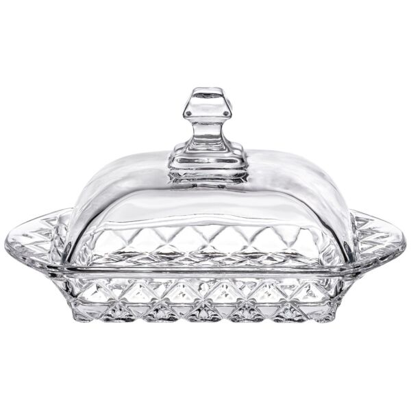 Muza Glass Butter Dish