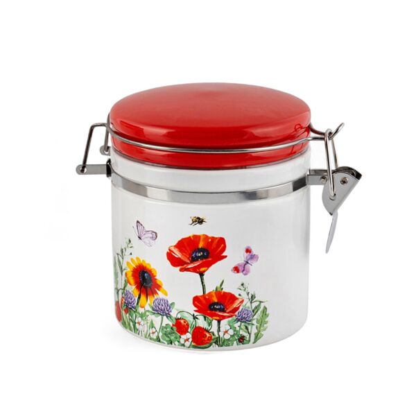 Poppies Ceramic Kitchen Canister