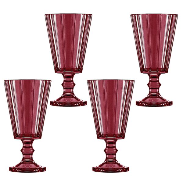 Vintage Style Shot Glasses Set of 4 Lafitnik in Pink