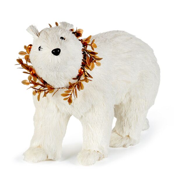 11&quot; Bear with Gold Accent Christmas Decoration