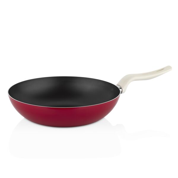 REDIO Cast Aluminum Non-Stick Deep Frying Wok Pan