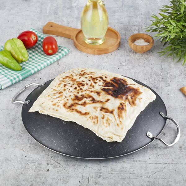 REDIO Cast Aluminum Non-Stick Korean BBQ Grill Pan
