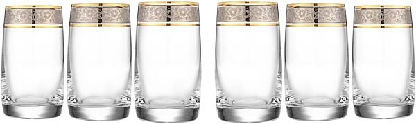 Crystalex IDEAL EXCLUSIVE Highball Glasses, Set of 6