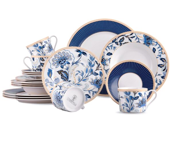 Melodie de Fleurs Porcelain Dinnerware Set of 20 for 4 pers.