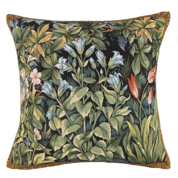 Forest Flowers. William Morris Tapestry Pillow