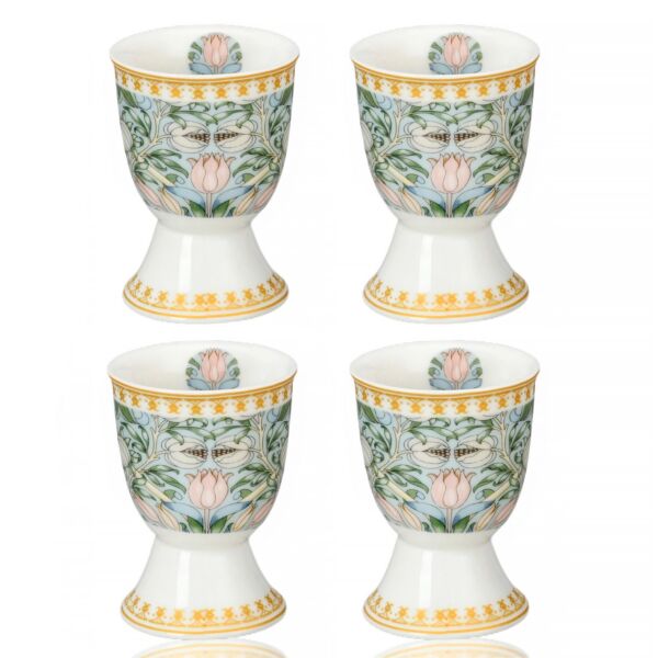 Morris Garden Porcelain Egg Cup Set of 4