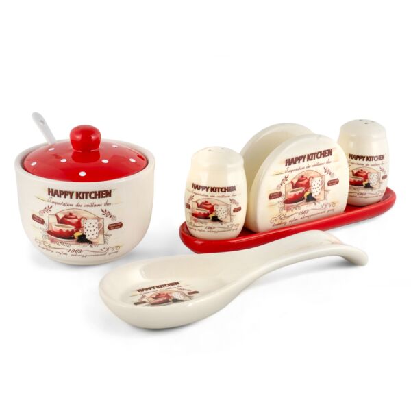 Happy Kitchen Ceramic Set for Kitchen