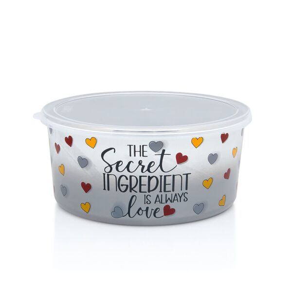 The Secret Ingredient Enamel Bowl with Lid