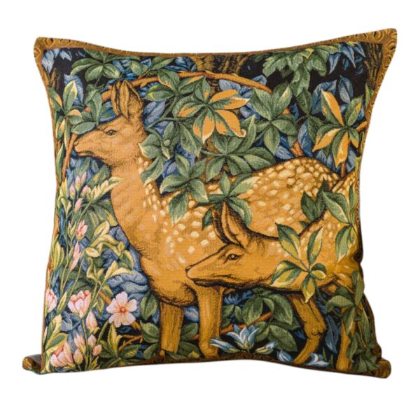 Woodland Reverie William Morris Tapestry Pillow