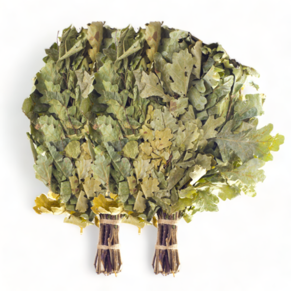 Oak Leaf Sauna Massage Whisk Venik Set of 2