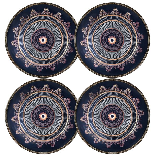 Noble Cobalt Bone China Dinner Plate Set of 4