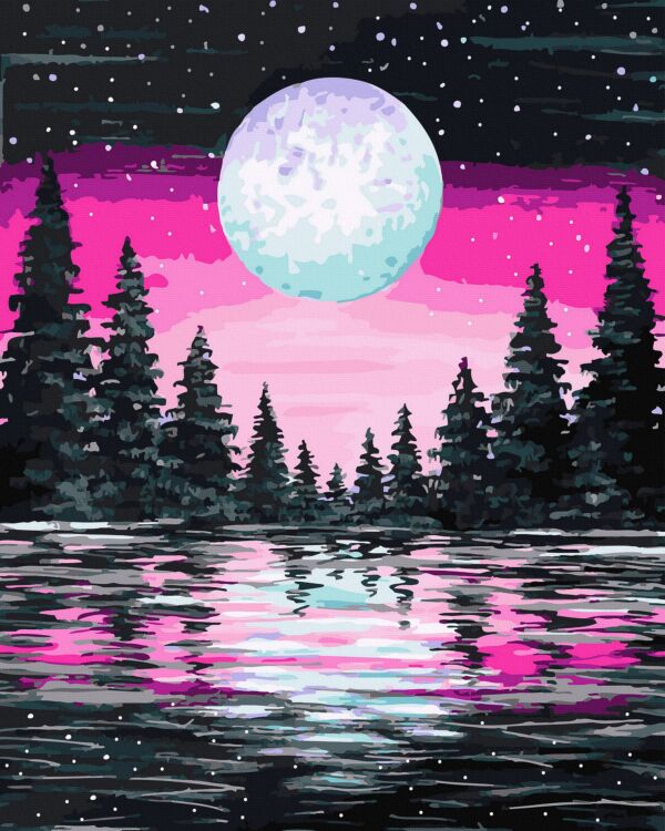 Full Moon Paint By Numbers Kit
