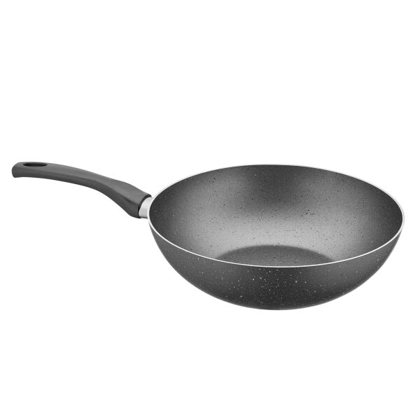 FRED Everyday Cast Aluminum Granite Non-Stick Frying Wok Pan