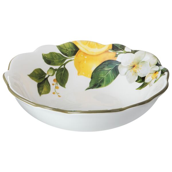 Ceramic Salad Bowl Lemon Tree