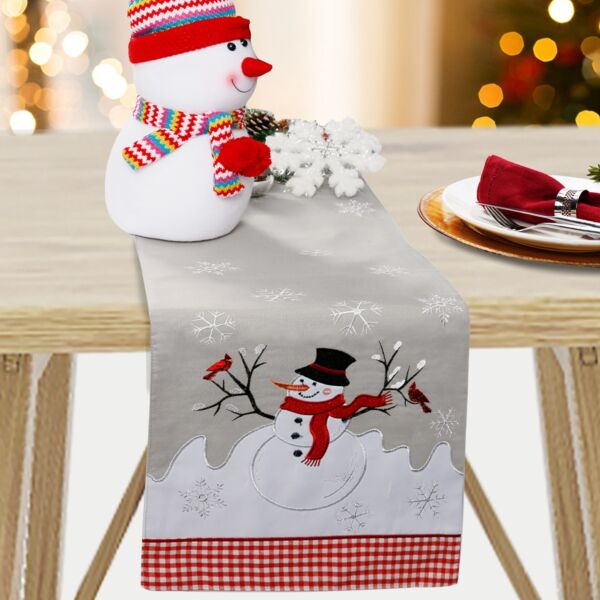 Snowman Table Runner