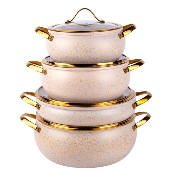9-Piece Aluminum Cookware Set with Non-stick Coating