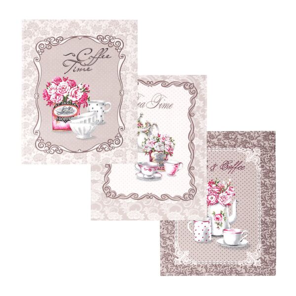 Provence Cotton Kitchen Towel Set of 3