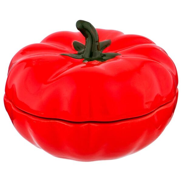 Ceramic Baking Dish with Lid Tomato