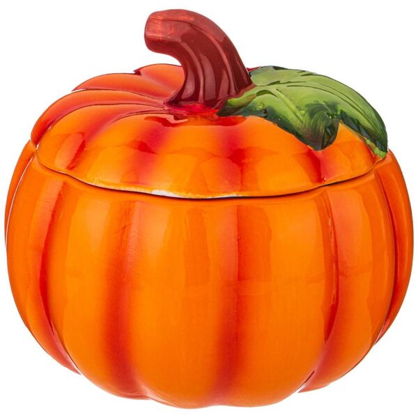 Ceramic Baking Dish with Lid Pumpkin