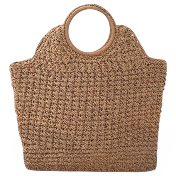 Bohemian Handmade Straw Bag (beige)