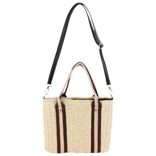 Straw Busket Crossbody Handbag (milk color)